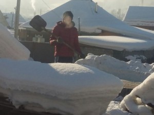 Студенты ГАГУ оказывают ветеранам помощь по уборке снега