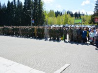 В Горно-Алтайске состоялась очередная отправка на учебные военно-полевые сборы