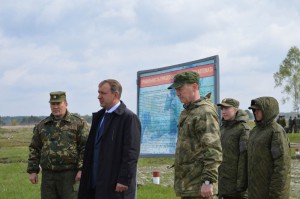 Алексей Бондаренко проконтролировал ход учебных военно-полевых сборов  